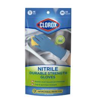 623236 Clorox Nitrile Durable Strength Reusable Gloves with Non-Slip Grip, 1 Pair, Medium-main-1